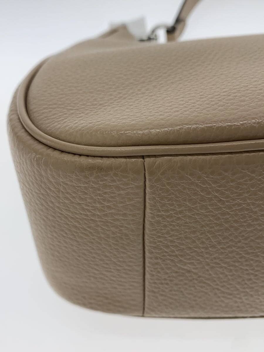 COACH Shoulder Bag Leather BEG CJ517 7