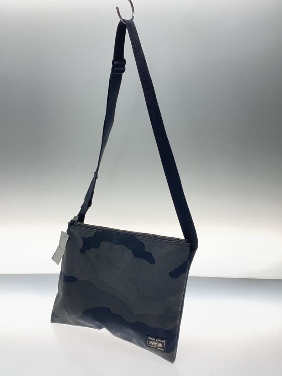 PORTER Shoulder Bag -- GRY Camouflage 382-07647 2