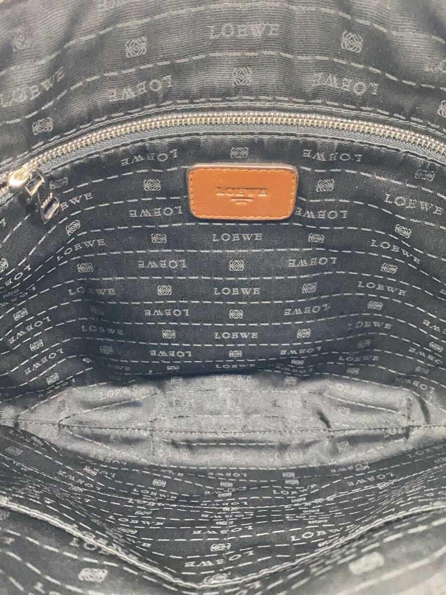 LOEWE Shoulder Bag Leather BRW Solid Color 061104 6