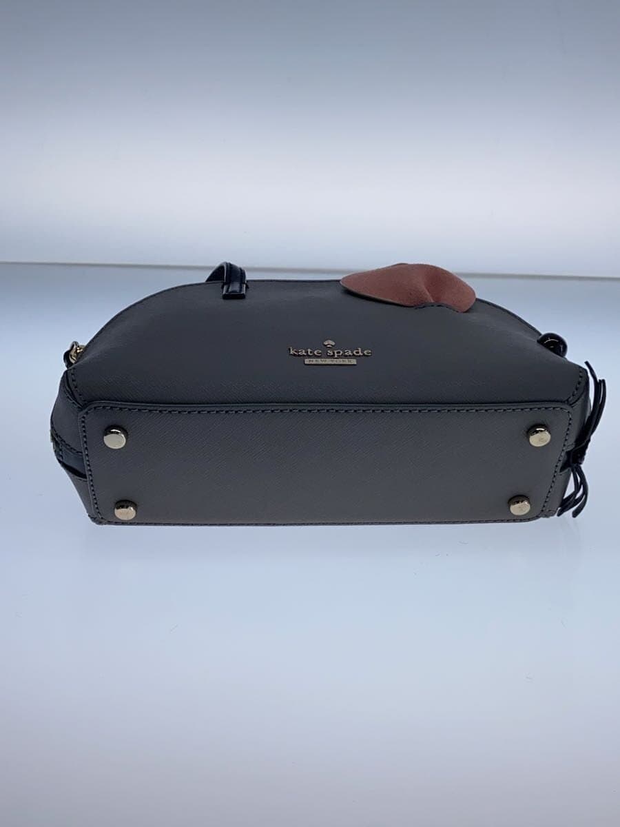 kate spade new york Handbag Leather GRY 4