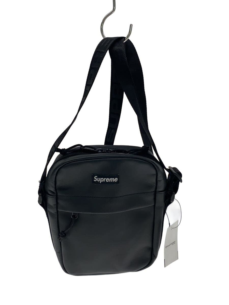 Supreme Shoulder Bag Leather Black