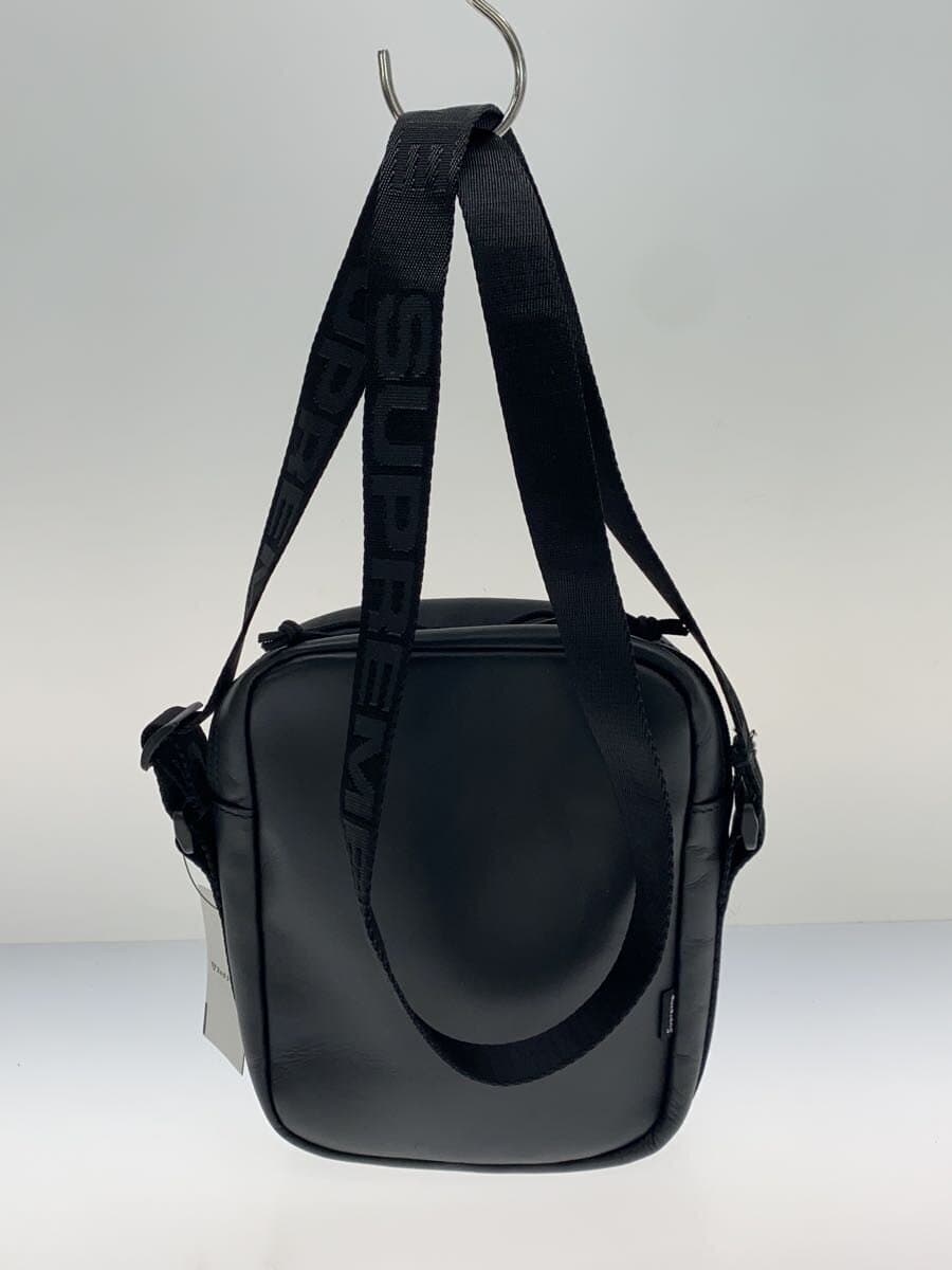 Supreme Shoulder Bag Leather Black 3