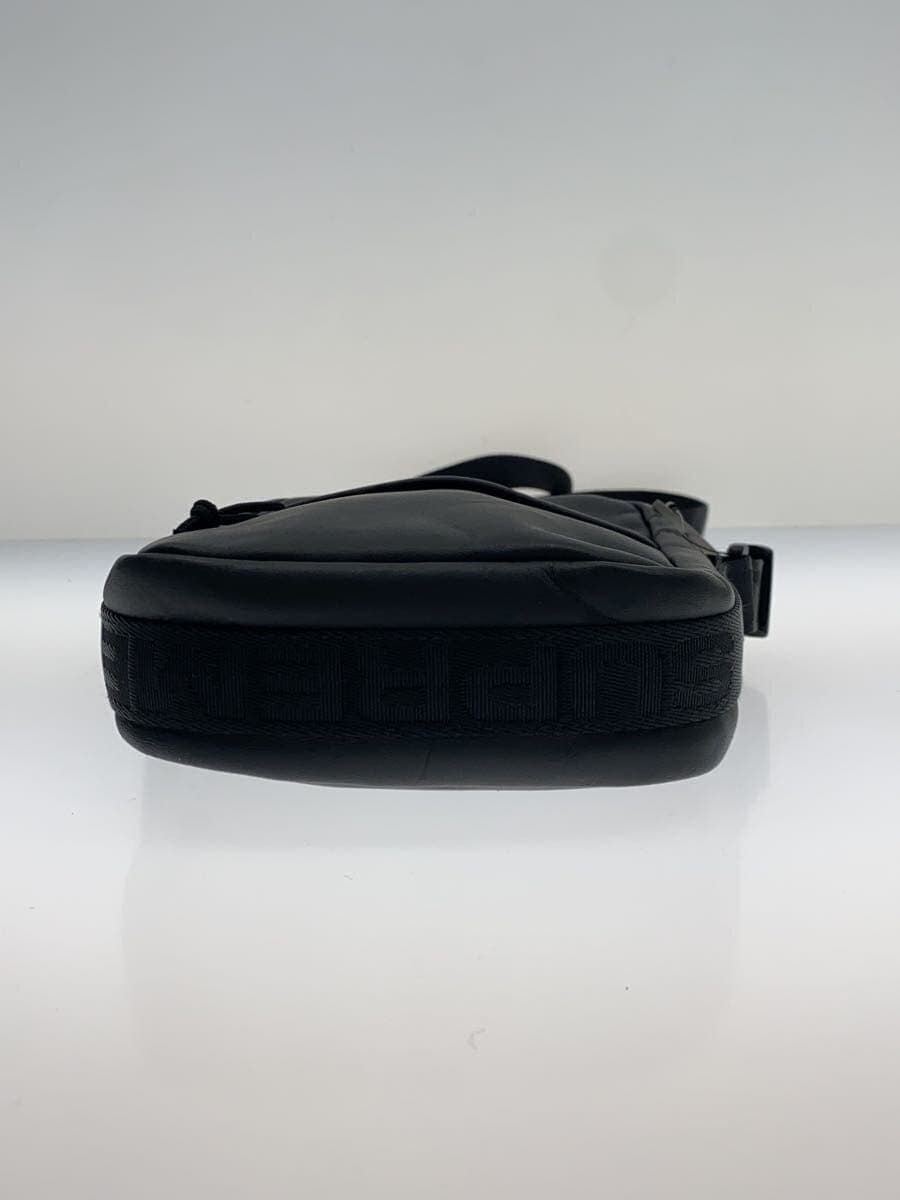 Supreme Shoulder Bag Leather Black 4