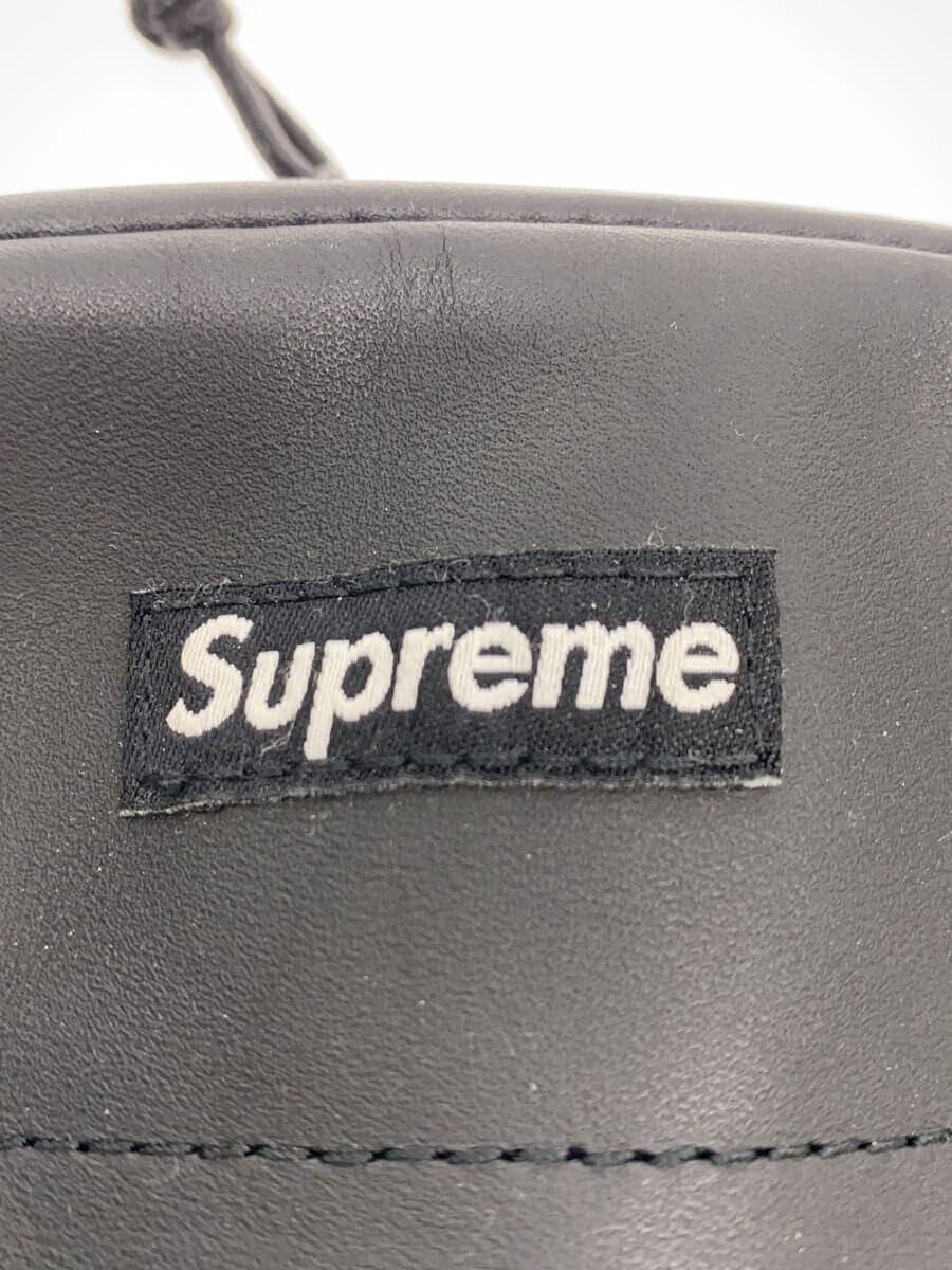 Supreme Shoulder Bag Leather Black 5