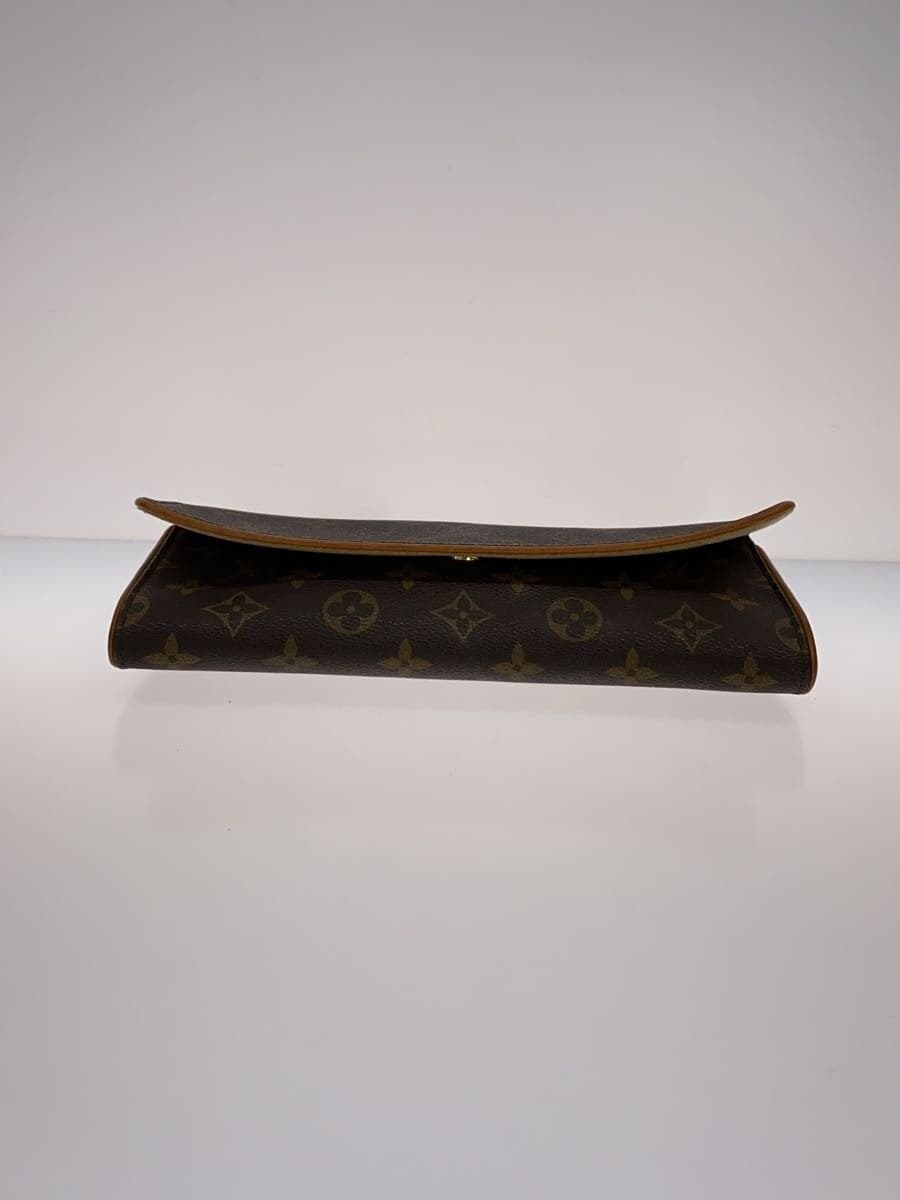 LOUIS VUITTON Pochette Twin GM_Monogram Canvas PVC BRW 4