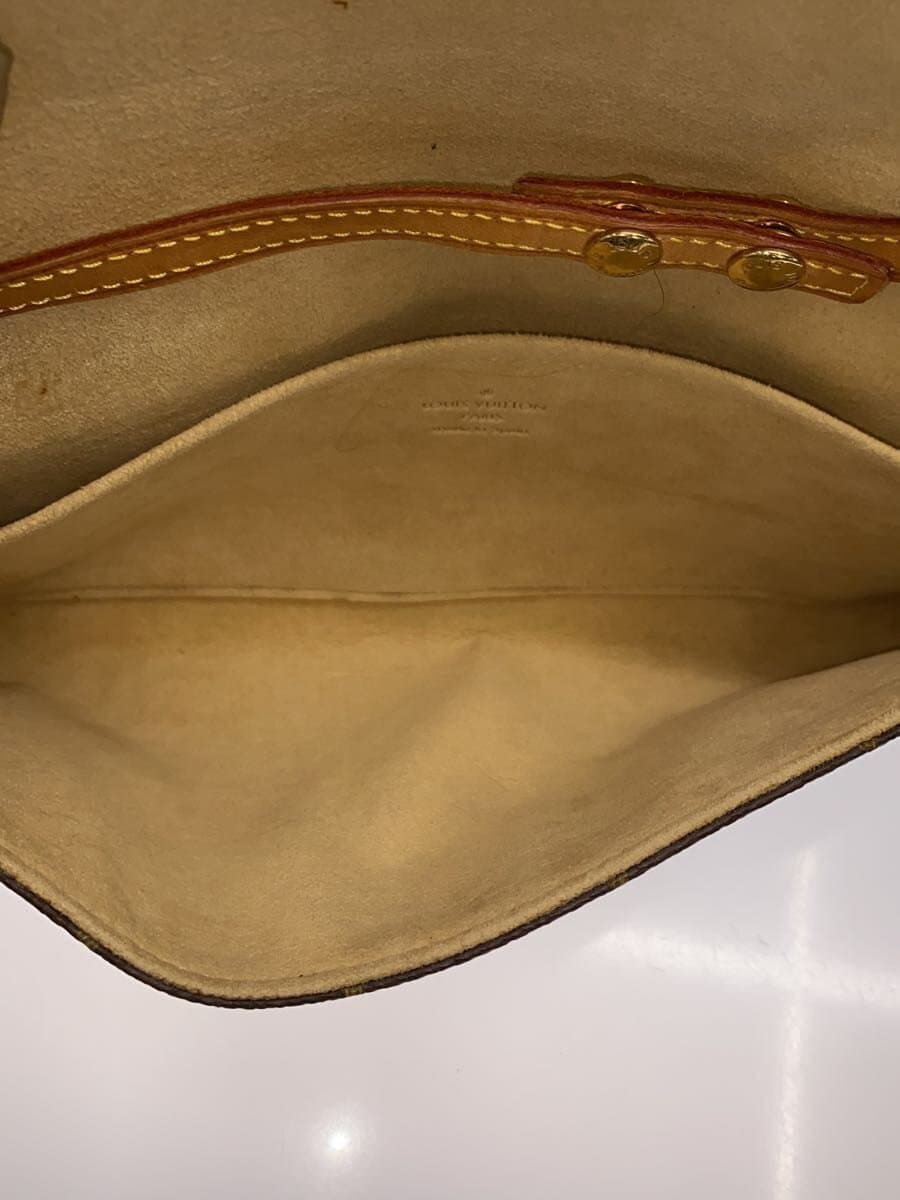 LOUIS VUITTON Pochette Twin GM_Monogram Canvas PVC BRW 6