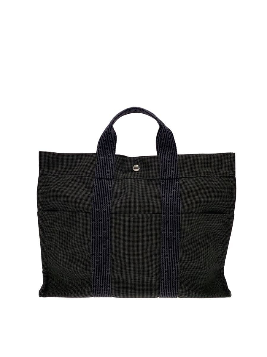 HERMES Tote Bag Nylon BLK