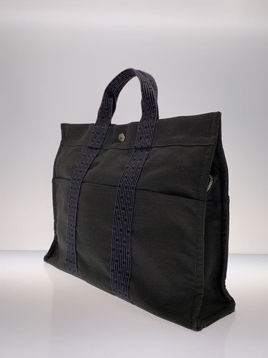 HERMES Tote Bag Nylon BLK 2