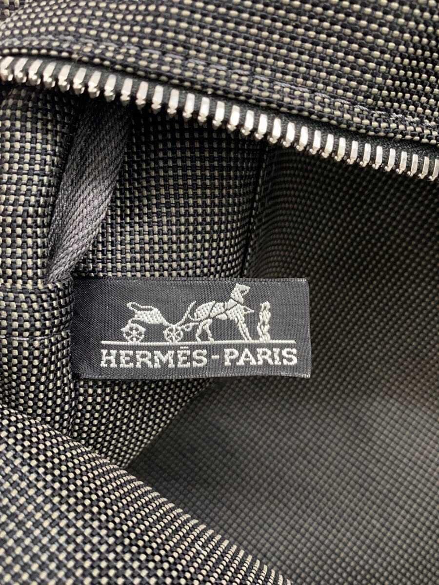 HERMES Tote Bag Nylon BLK 5