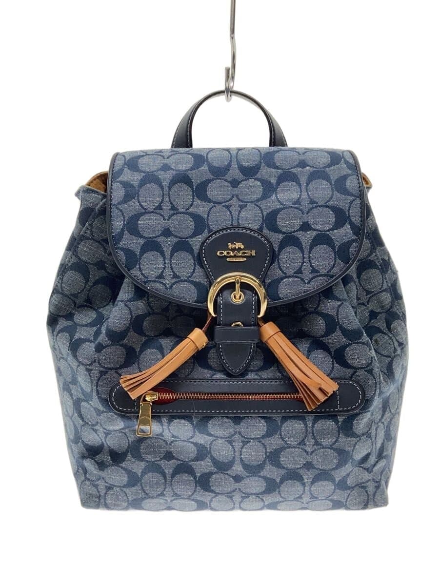 COACH Backpack -- BLU All-over pattern C8162