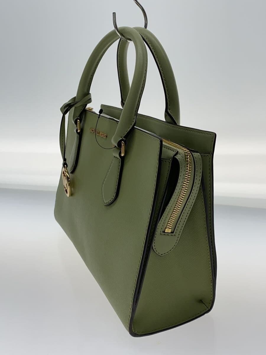 MICHAEL KORS Tote Bag Leather GRN OA-2209 2