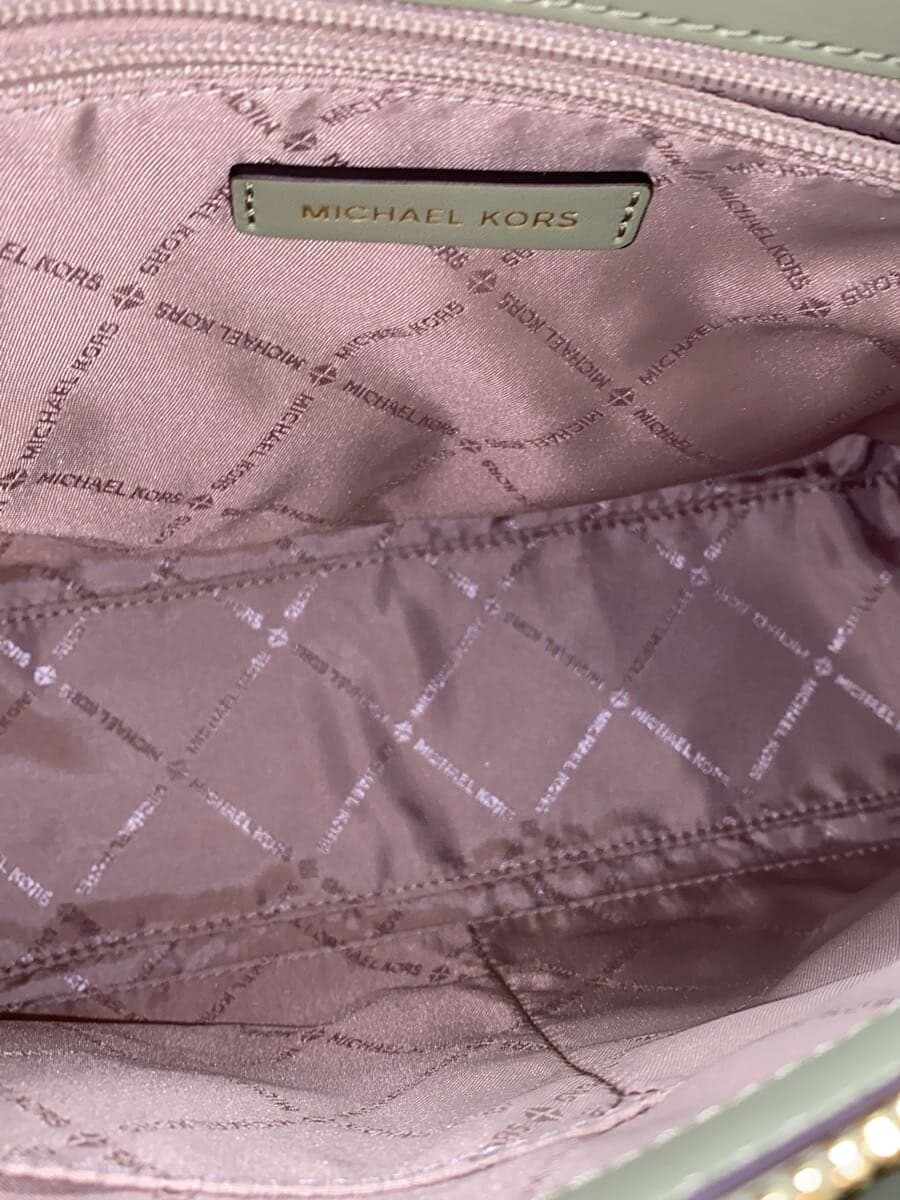 MICHAEL KORS Tote Bag Leather GRN OA-2209 6