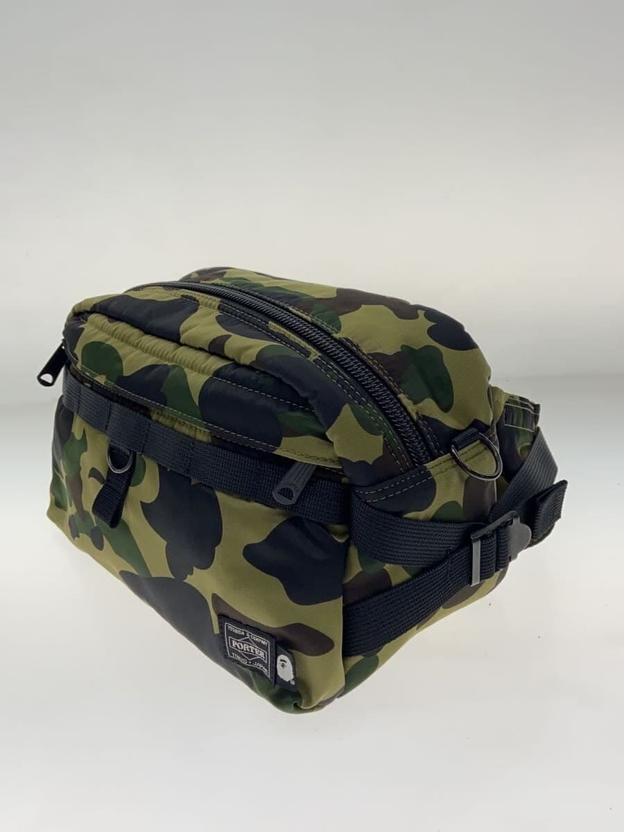 PORTER × A BATHING APE Waist Bag Nylon KHK Camouflage 2