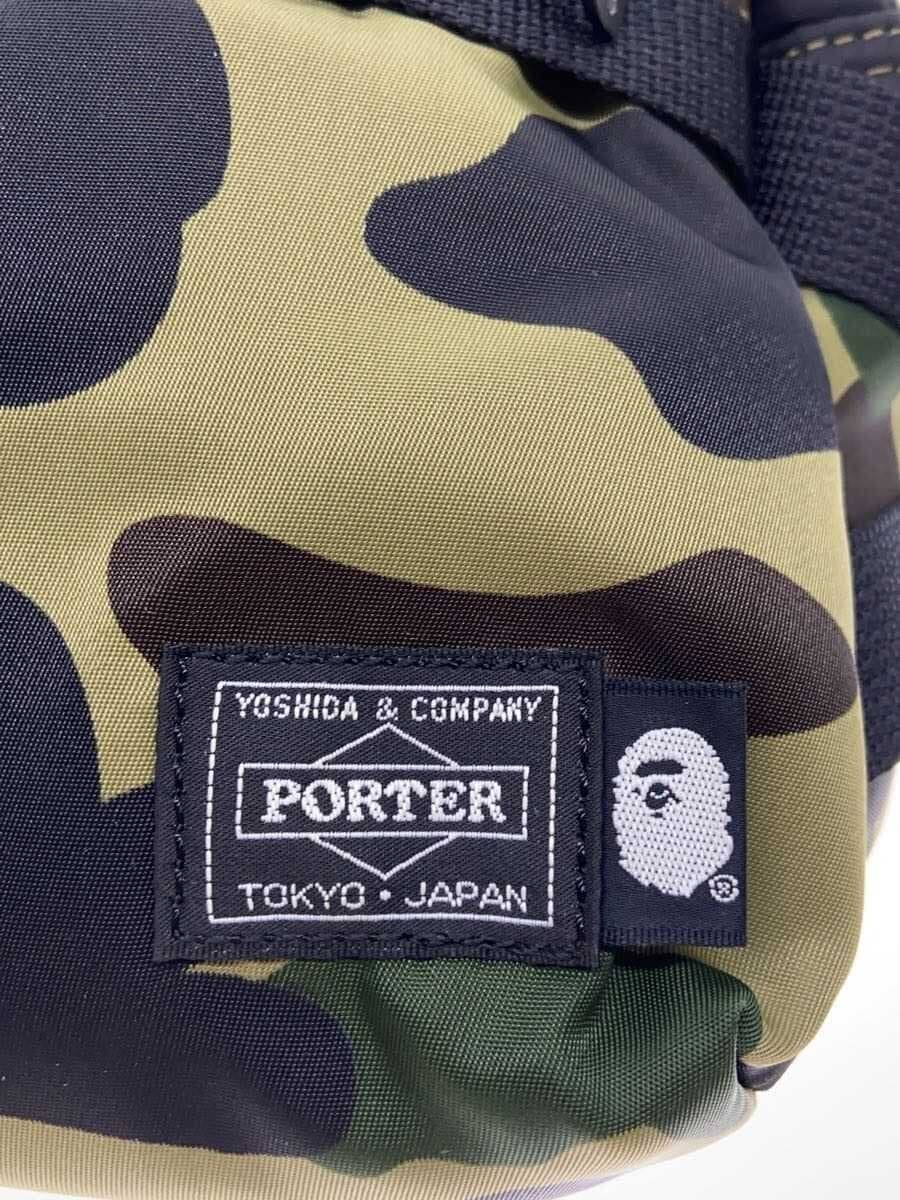PORTER × A BATHING APE Waist Bag Nylon KHK Camouflage 5