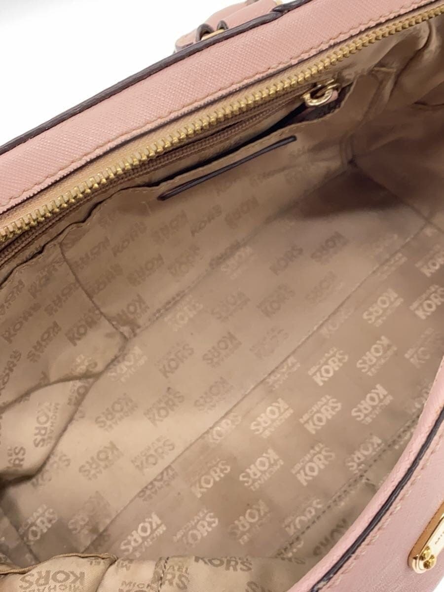 MICHAEL KORS Shoulder Bag Leather PNK Solid OB-1602 6