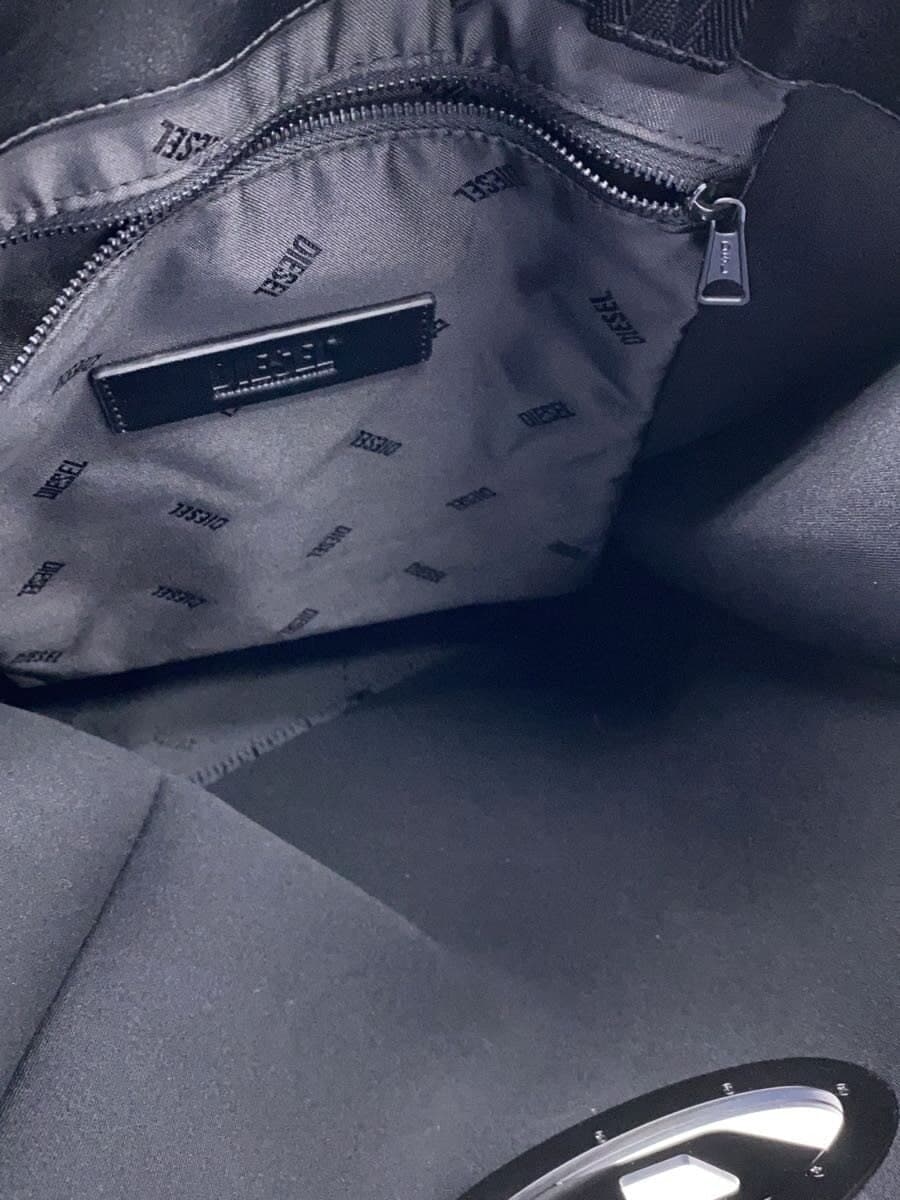 DIESEL Tote Bag Faux Leather BLK 6