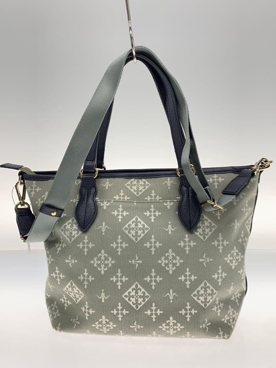 russet Tote Bag GRY All Over Pattern 3