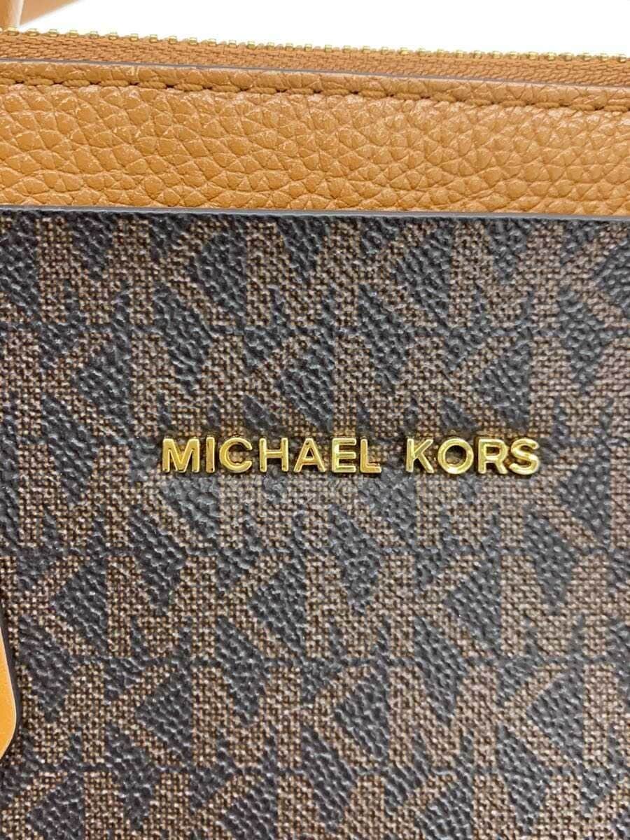 MICHAEL KORS Handbag Leather BRW All Over Pattern 30S9GM9S2B 5