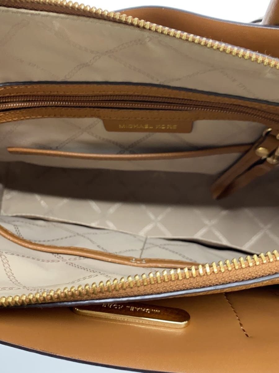 MICHAEL KORS Handbag Leather BRW All Over Pattern 30S9GM9S2B 6