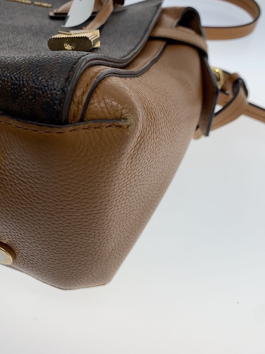 MICHAEL KORS Handbag Leather BRW All Over Pattern 30S9GM9S2B 8