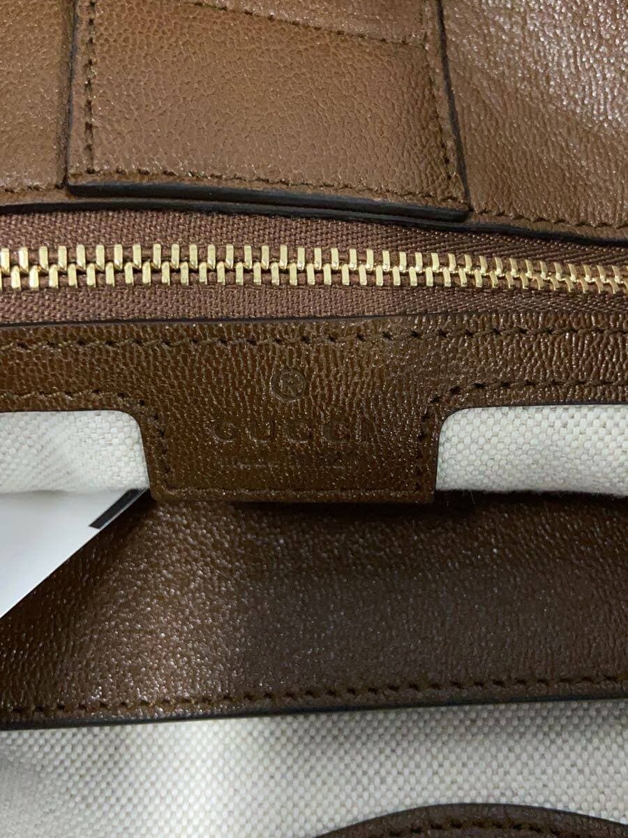 GUCCI Tote Bag Canvas BRW All Over Pattern 623694 5