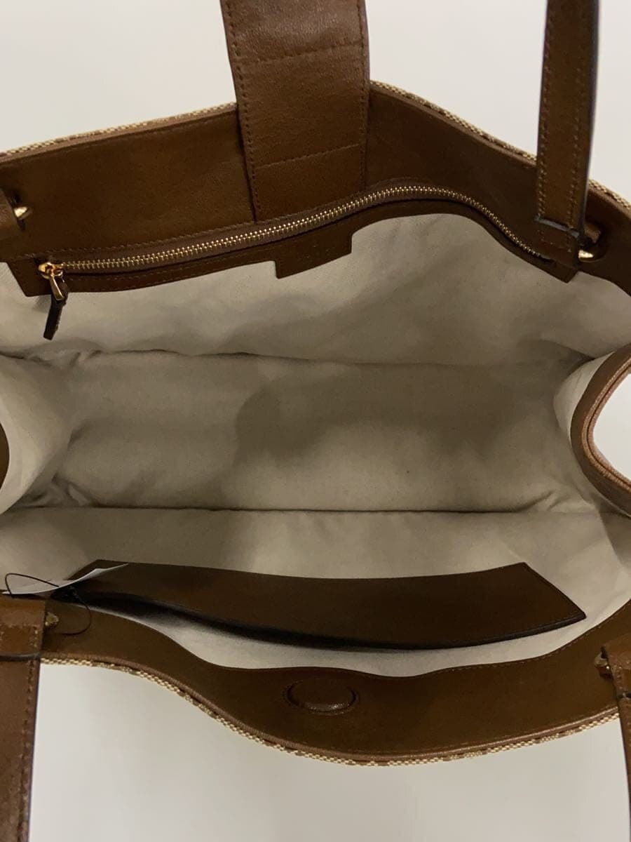 GUCCI Tote Bag Canvas BRW All Over Pattern 623694 6