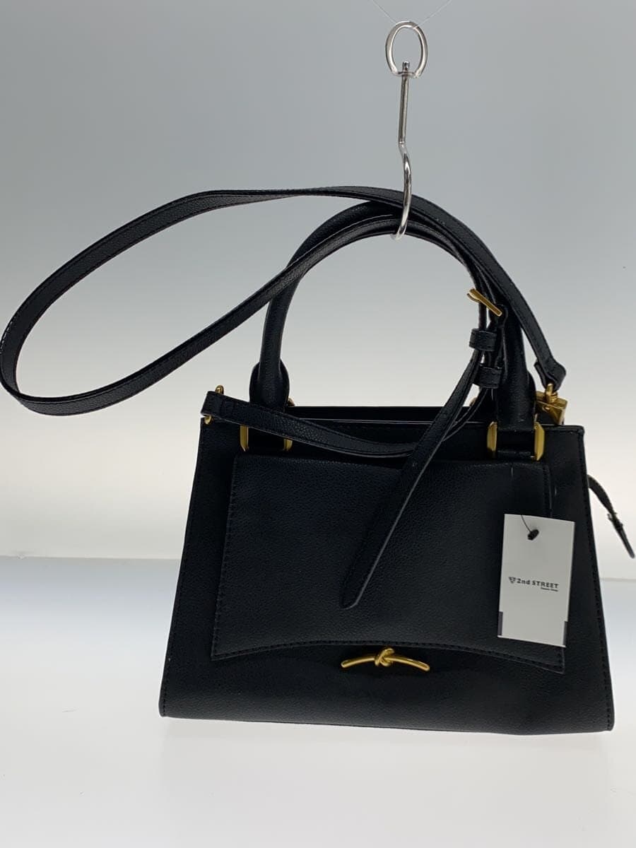 CHARLES&KEITH Handbag Leather BLK 3