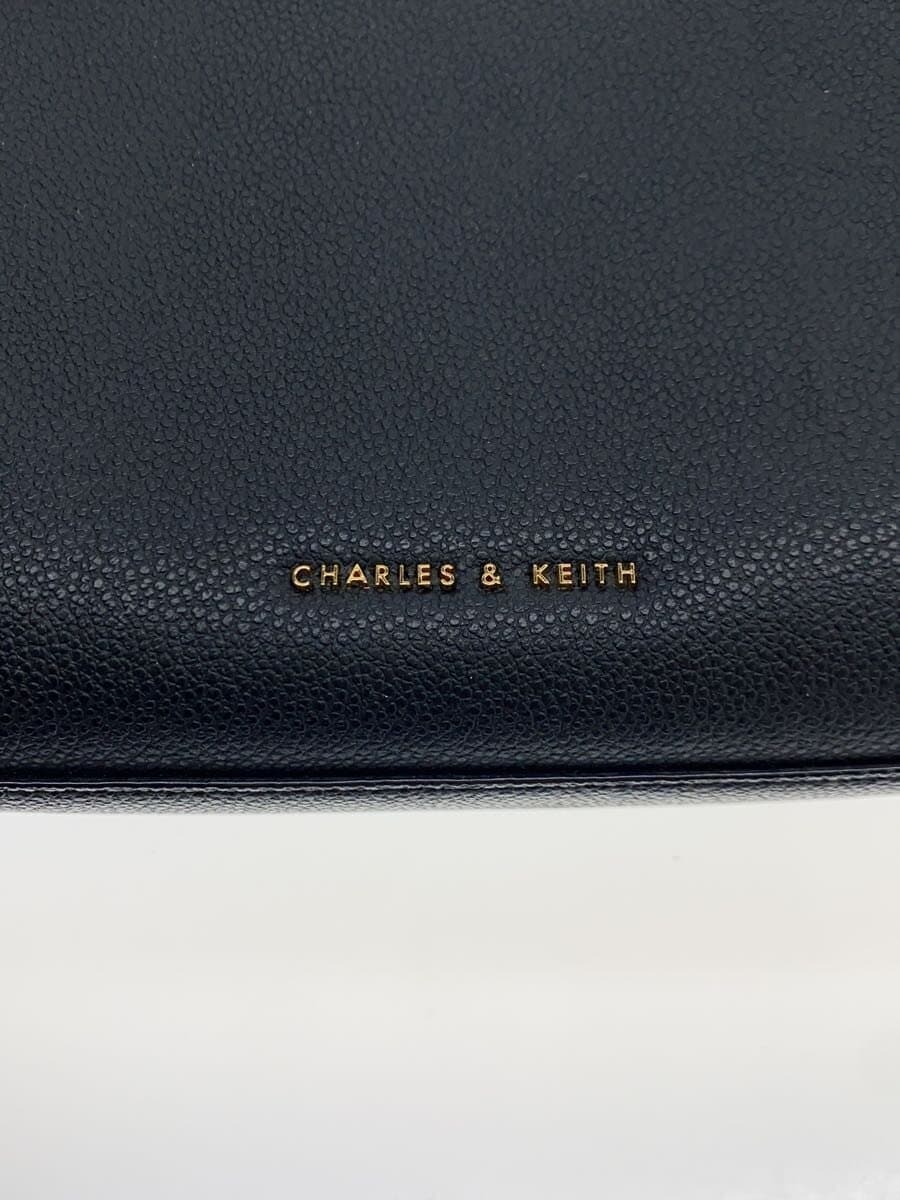 CHARLES&KEITH Handbag Leather BLK 5