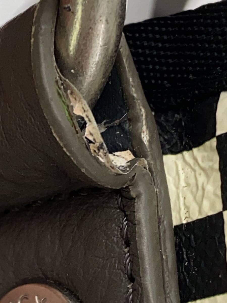 Other Brand george gina&lucy Tote Bag WHT Check 8