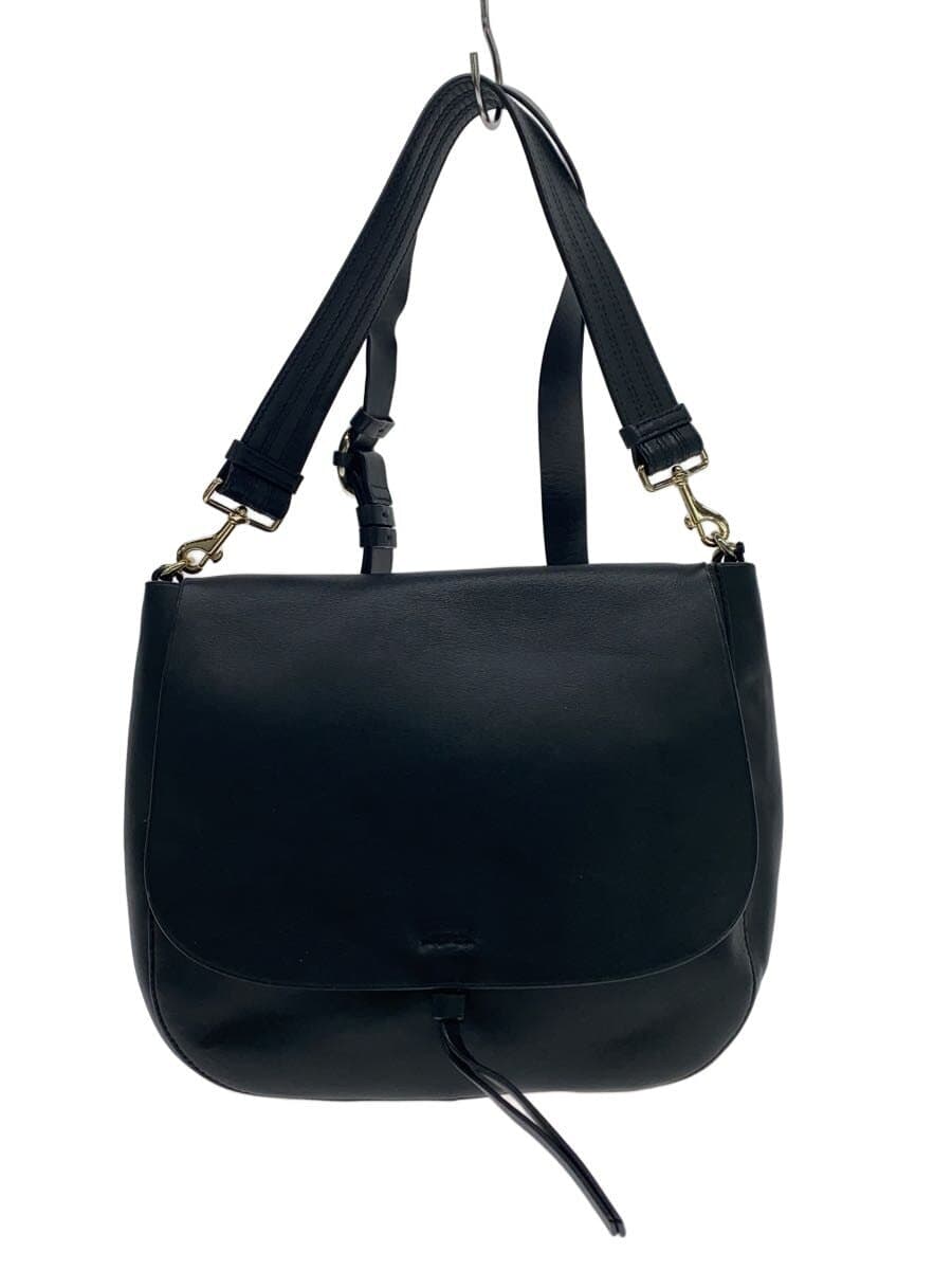 Theory shoulder bag leather BLK