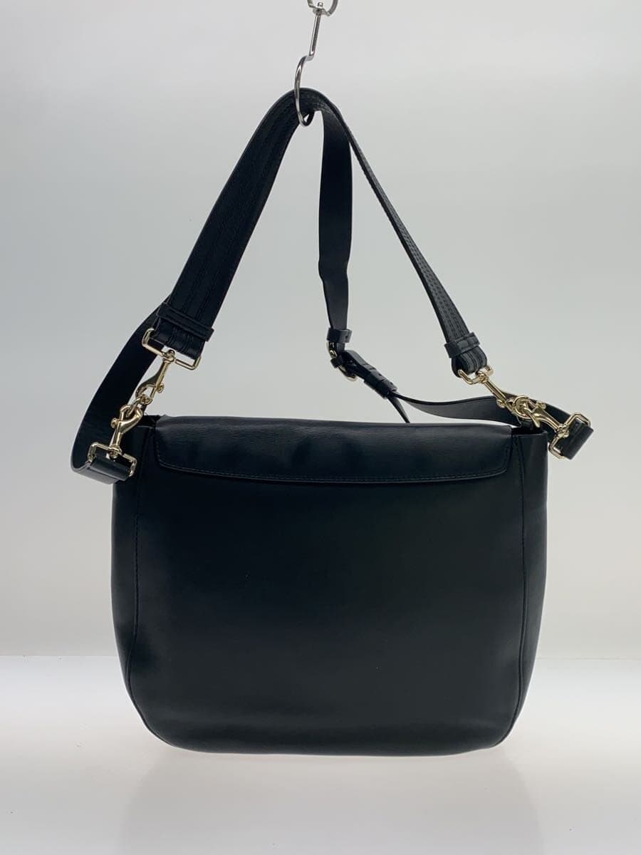 Theory shoulder bag leather BLK 3