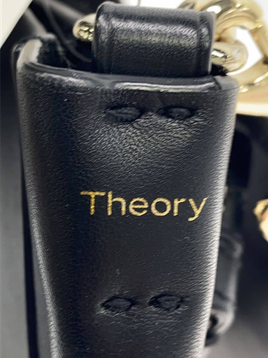 Theory shoulder bag leather BLK 5