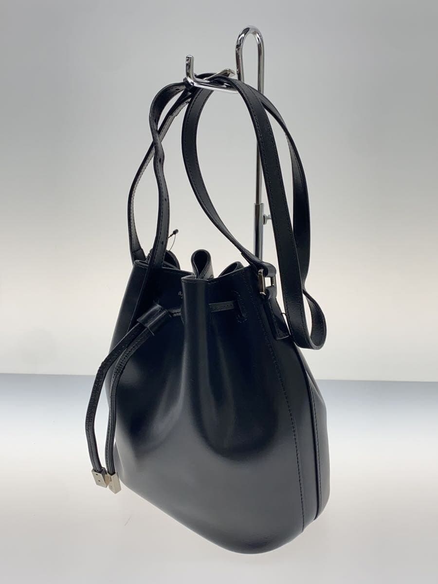 agnes b. Bag Leather Black 2