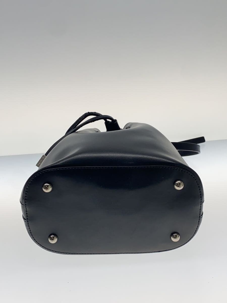 agnes b. Bag Leather Black 4