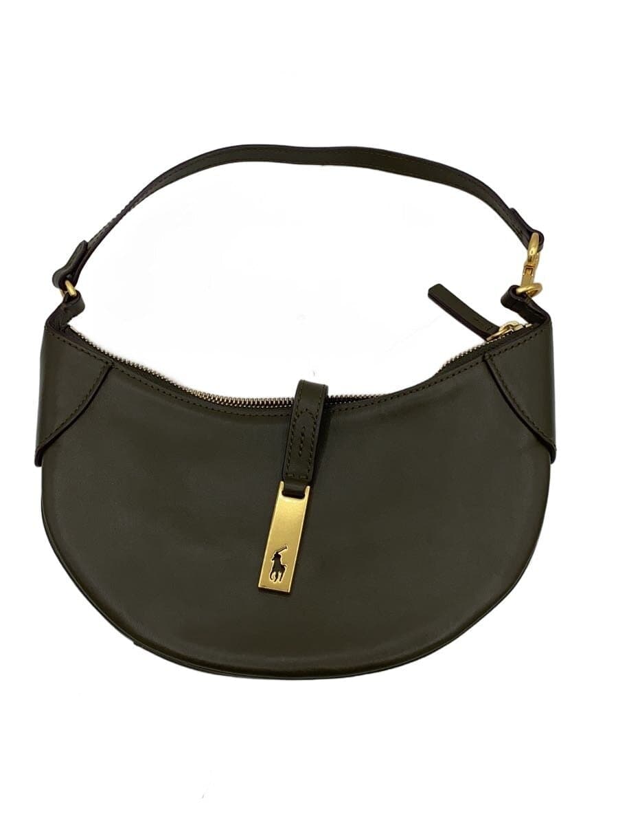 POLO RALPH LAUREN Shoulder Bag Leather KHK