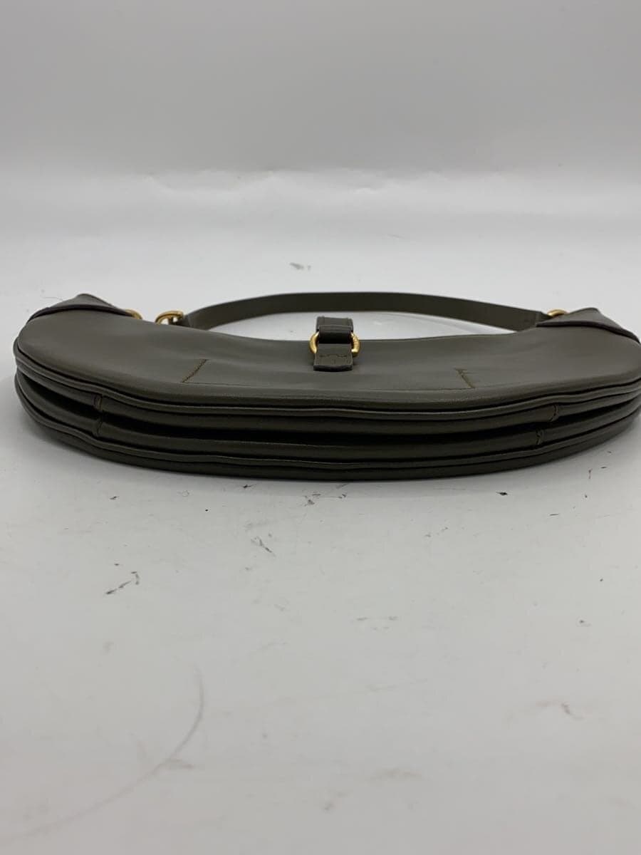 POLO RALPH LAUREN Shoulder Bag Leather KHK 4