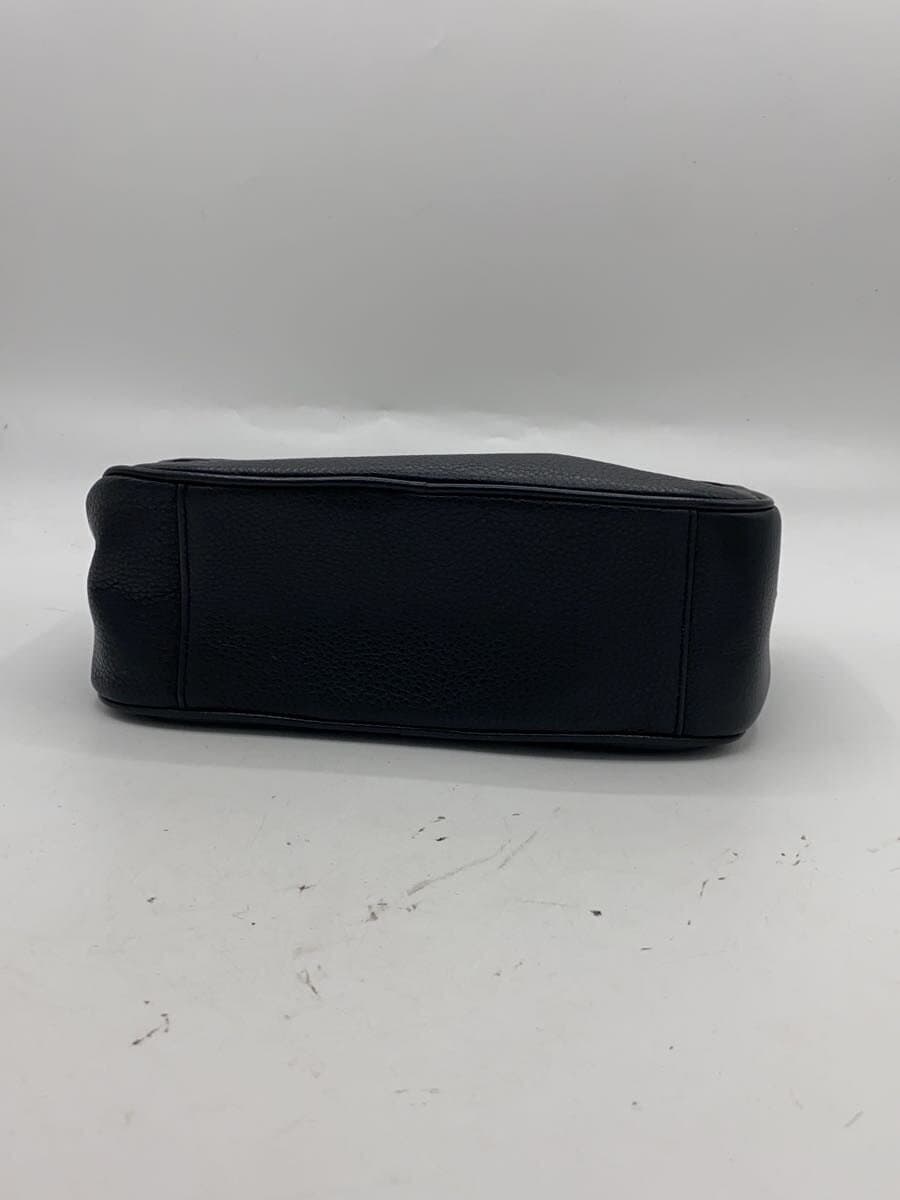 COACH Shoulder Bag Leather BLK Solid f39856 4