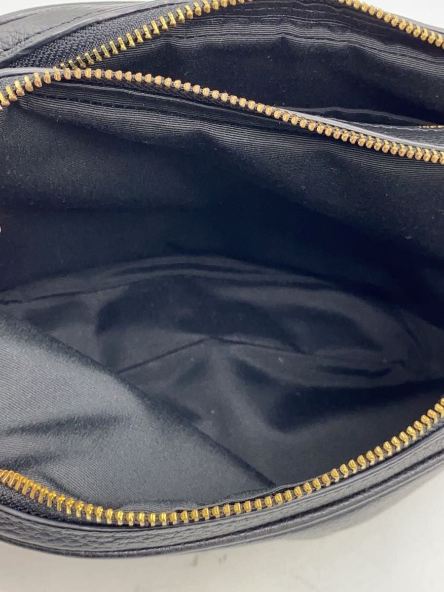 COACH Shoulder Bag Leather BLK Solid f39856 7