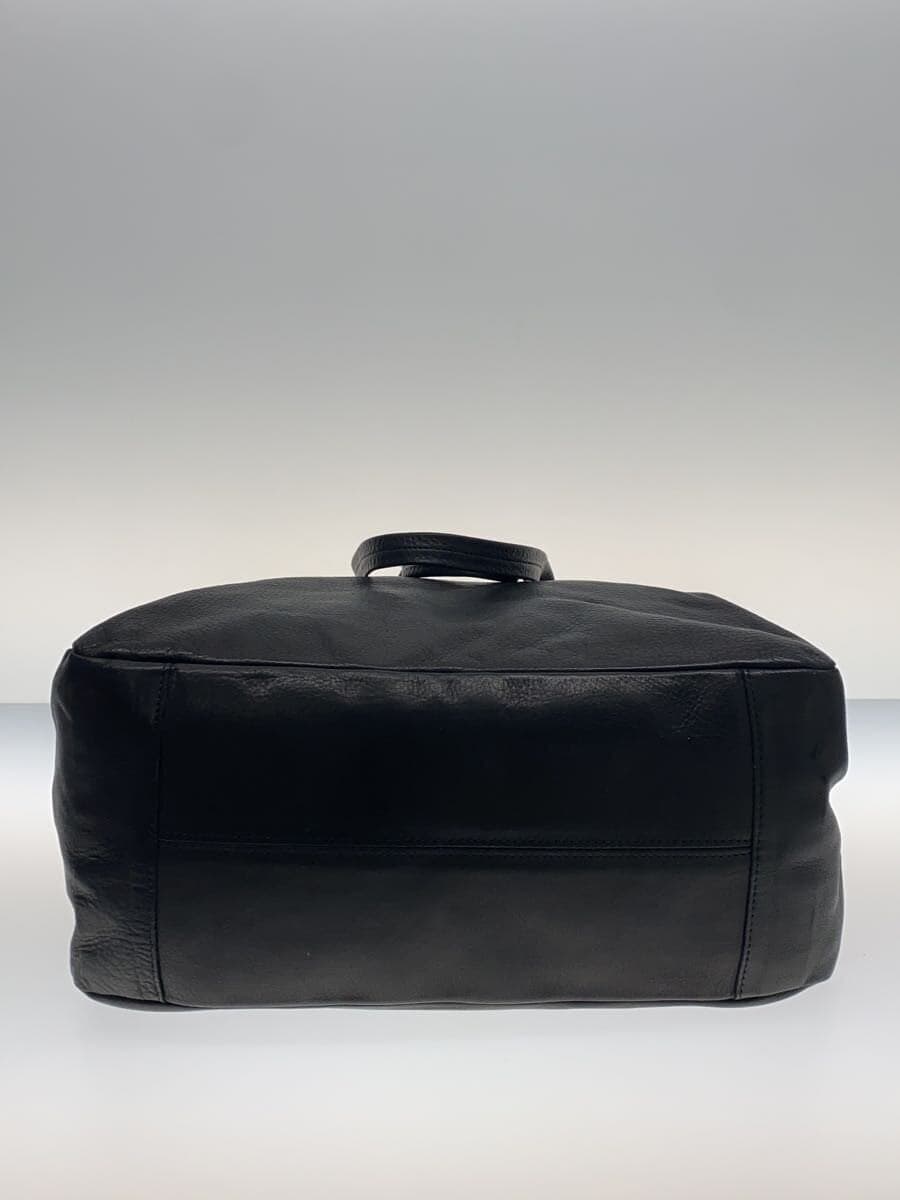Other Brands: CLASKA Tote Bag Leather Black Solid Color 4
