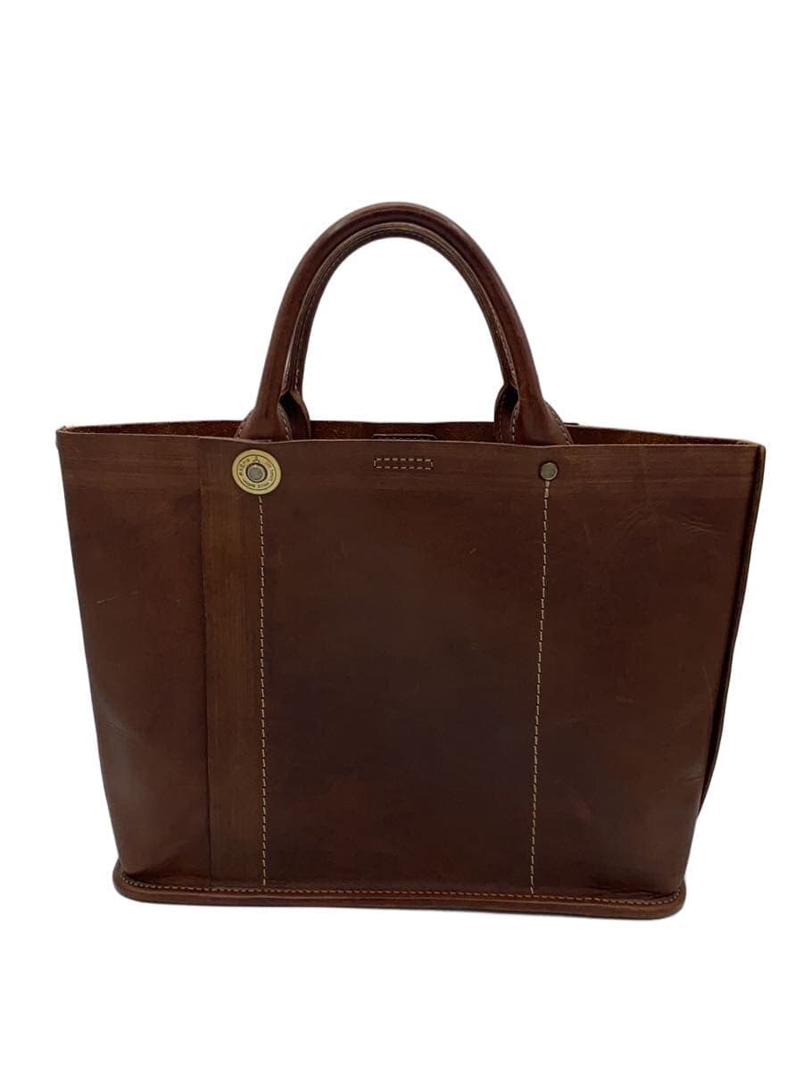 Magnu Tote Bag Leather BRW Solid