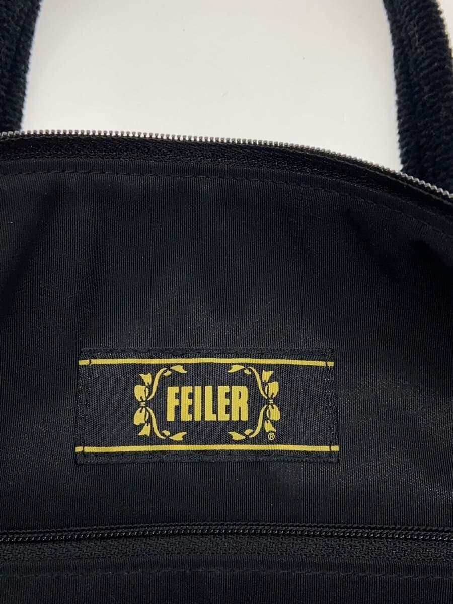 FEILER Shoulder Bag -- BLK Floral Pattern 5