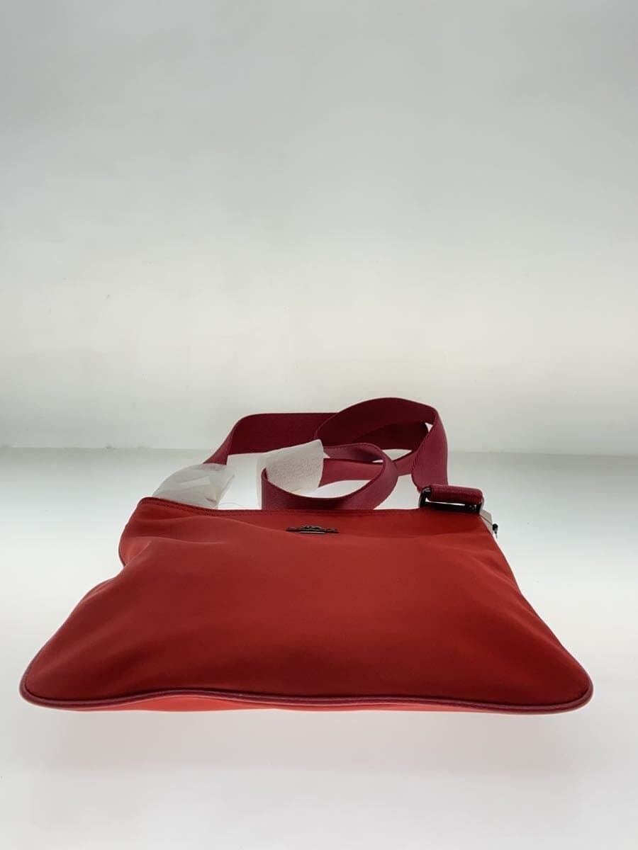 COACH Shoulder Bag Nylon RED F22346 4