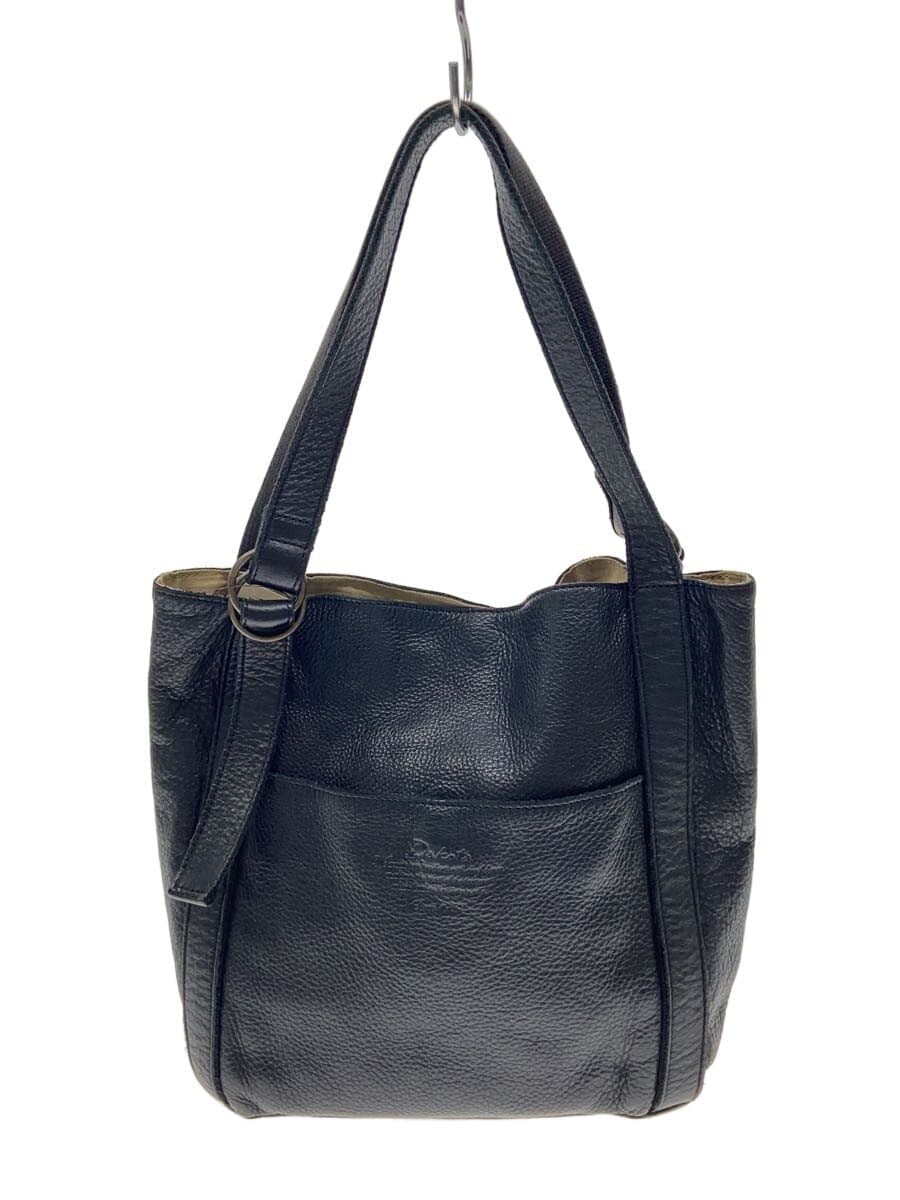 DAKOTA Shoulder Bag Leather BLK Plain