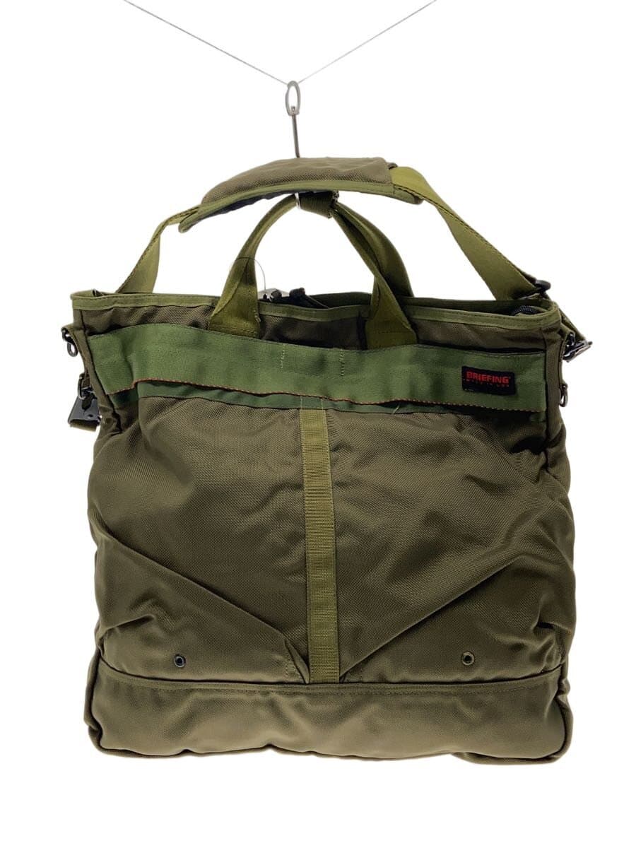 BRIEFING Shoulder Bag Nylon KHK Solid Color Stealth Helmet Bag