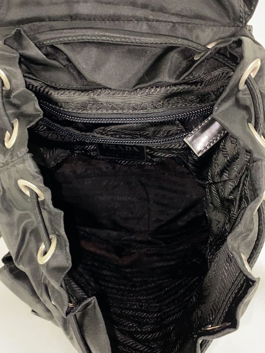 PRADA Backpack Nylon Black 6