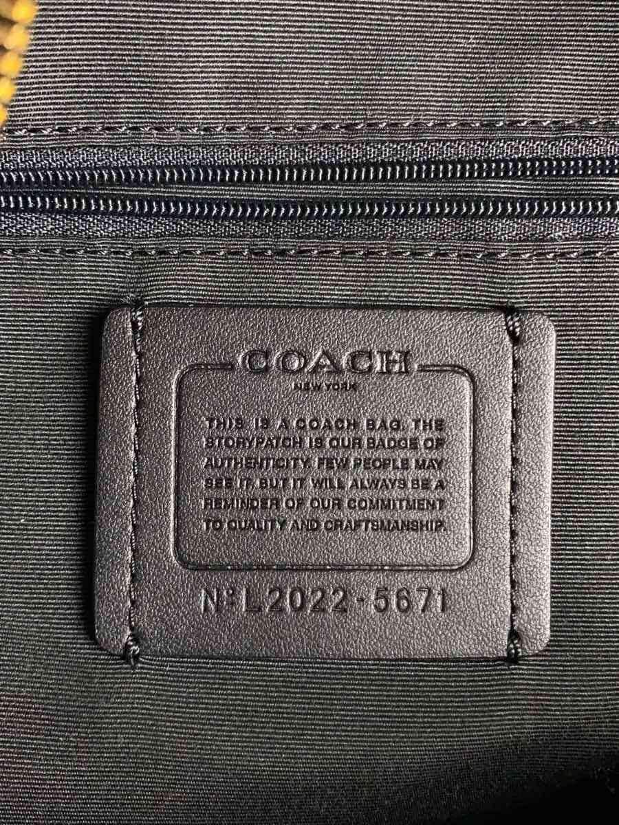 COACH Backpack PVC Brown All Over Pattern 5671 5