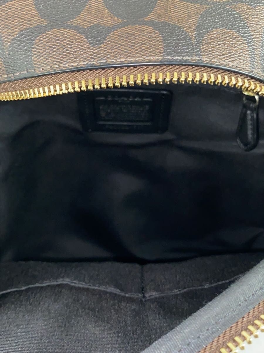 COACH Backpack PVC Brown All Over Pattern 5671 6