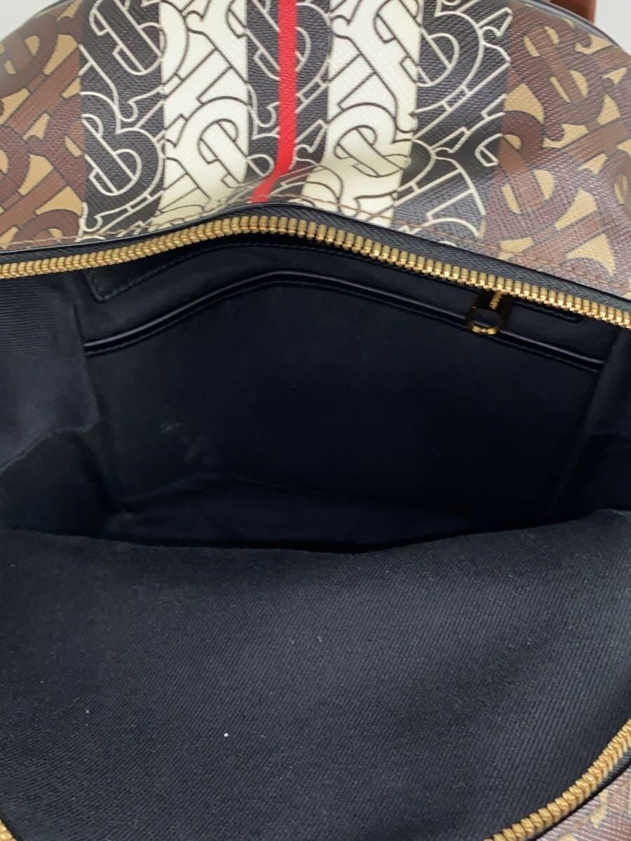 BURBERRY Backpack PVC Brown All Over Pattern 8019346 6