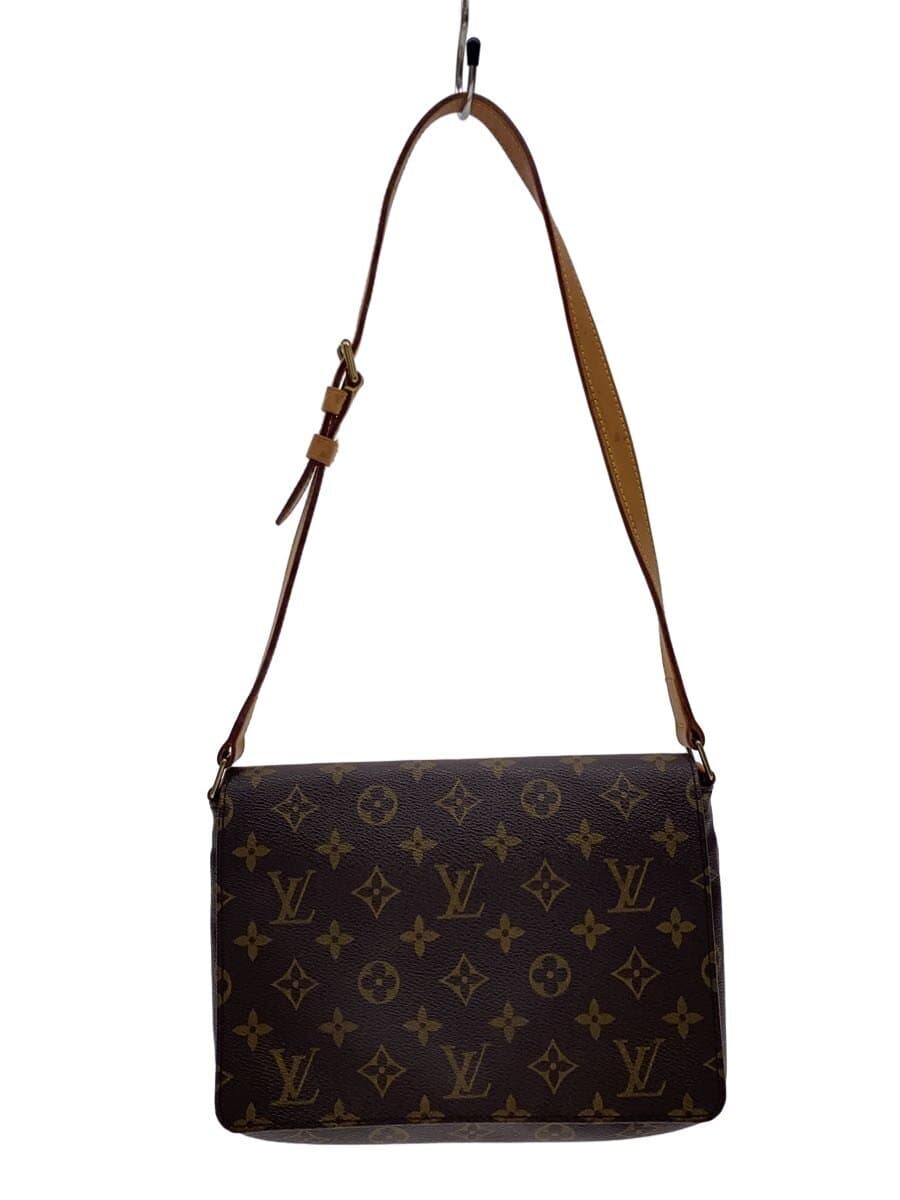 LOUIS VUITTON Musette Tango_Monogram Canvas_Long Shoulder PVC BRW