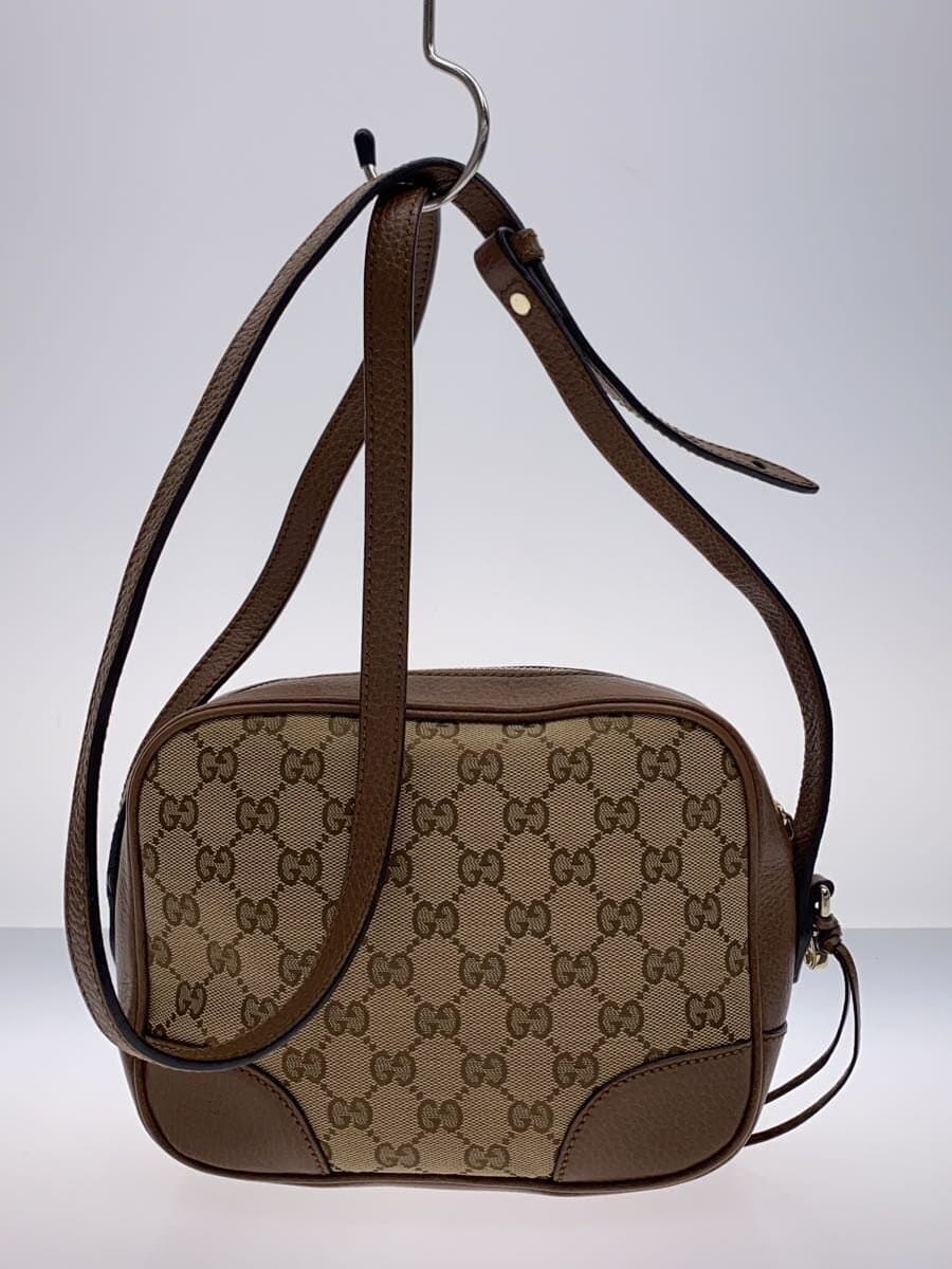 GUCCI Shoulder Bag_GG Canvas Canvas BEG 3